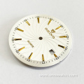 Flower Pattern Embossed Dial With Luminous Indices